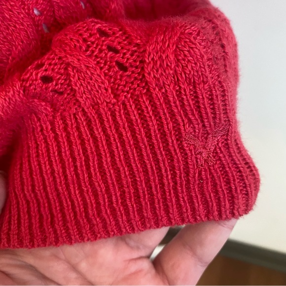 American Eagle Outfitters Pink Cable Knit Sweater Size XS New With Tags - Picture 6 of 8